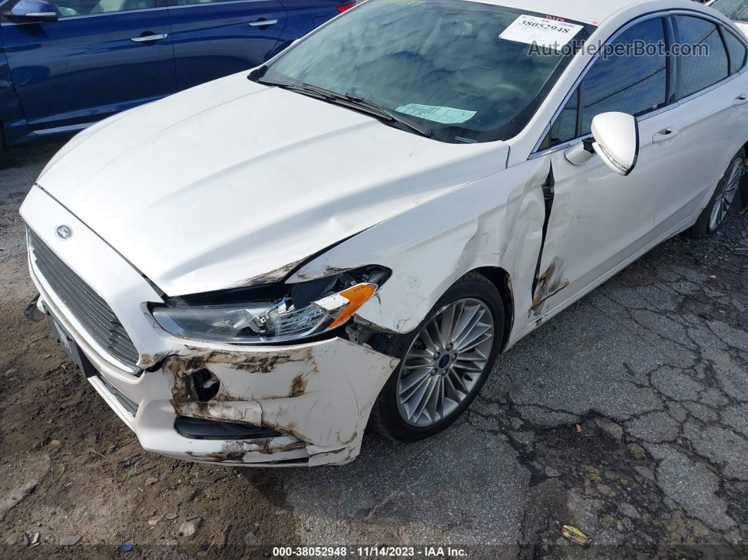 2016 Ford Fusion Se Белый vin: 3FA6P0T9XGR335993