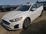 2020 Ford Fusion Se White vin: 3FA6P0T9XLR165872