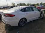 2020 Ford Fusion Se White vin: 3FA6P0T9XLR165872