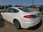 2020 Ford Fusion Se White vin: 3FA6P0T9XLR165872