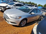 2018 Ford Fusion S Hybrid Silver vin: 3FA6P0UU0JR278987