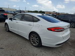 2017 Ford Fusion S Hybrid Белый vin: 3FA6P0UU1HR161610