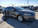 2015 Ford Fusion S Hybrid Серый vin: 3FA6P0UU2FR153304