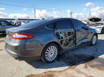 2015 Ford Fusion S Hybrid Серый vin: 3FA6P0UU2FR153304