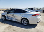 2018 Ford Fusion S Hybrid Silver vin: 3FA6P0UU2JR110364