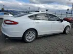 2016 Ford Fusion S Hybrid White vin: 3FA6P0UU5GR308204