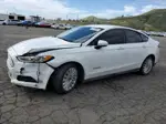 2016 Ford Fusion S Hybrid White vin: 3FA6P0UU5GR308204