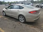 2018 Ford Fusion S Hybrid Gold vin: 3FA6P0UU5JR142192