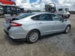 2016 Ford Fusion S Hybrid Silver vin: 3FA6P0UU7GR389318