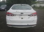 2018 Ford Fusion S Hybrid White vin: 3FA6P0UU7JR100395