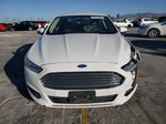 2014 Ford Fusion S Hybrid White vin: 3FA6P0UU8ER275910