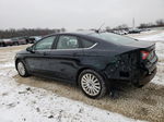 2014 Ford Fusion S Hybrid Черный vin: 3FA6P0UUXER155574