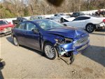 2016 Ford Fusion S Hybrid Синий vin: 3FA6P0UUXGR392553