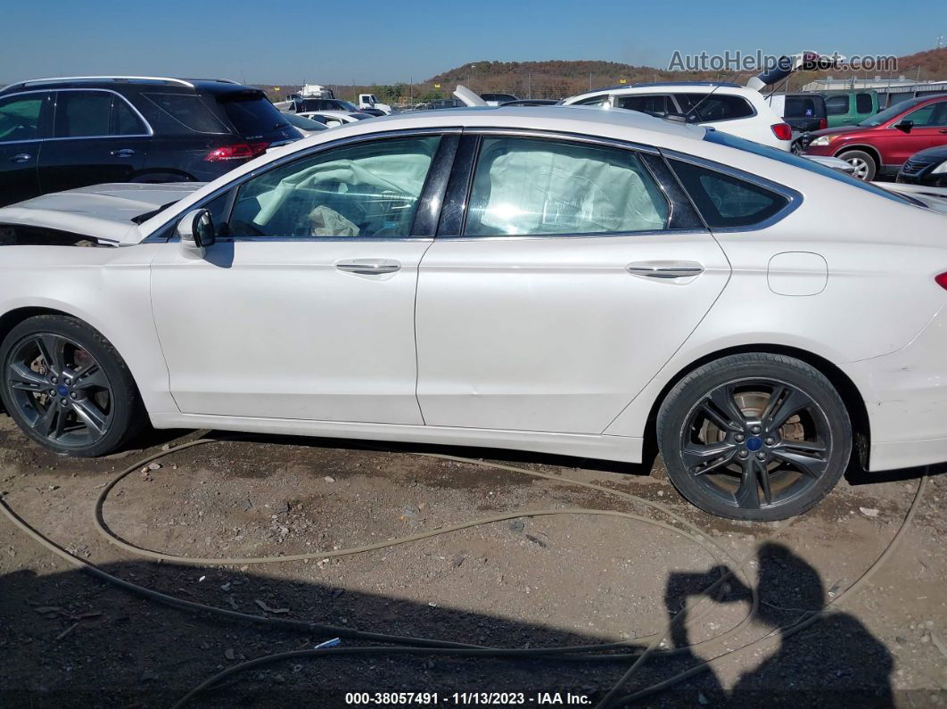 2017 Ford Fusion Sport White vin: 3FA6P0VP0HR312445