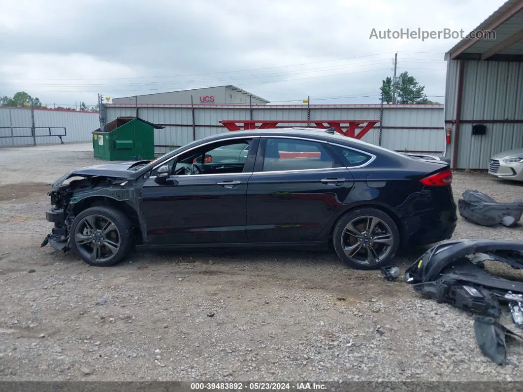 2019 Ford Fusion Sport Black vin: 3FA6P0VP0KR132745