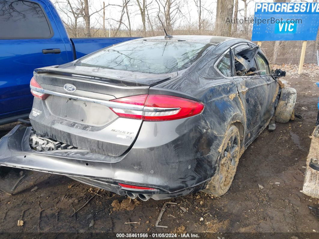 2017 Ford Fusion Sport Gray vin: 3FA6P0VP1HR403434