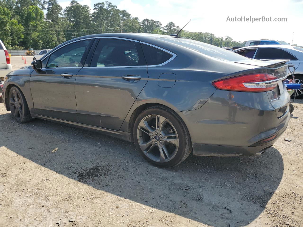 2017 Ford Fusion Sport Gray vin: 3FA6P0VP5HR226953