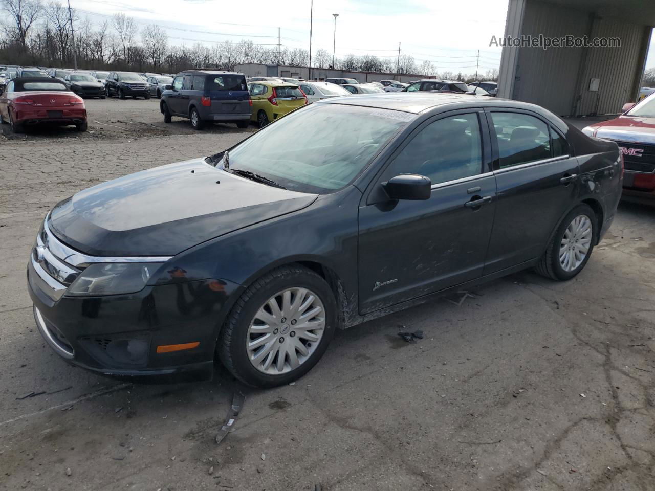 2010 Ford Fusion Hybrid Green vin: 3FADP0L31AR249675