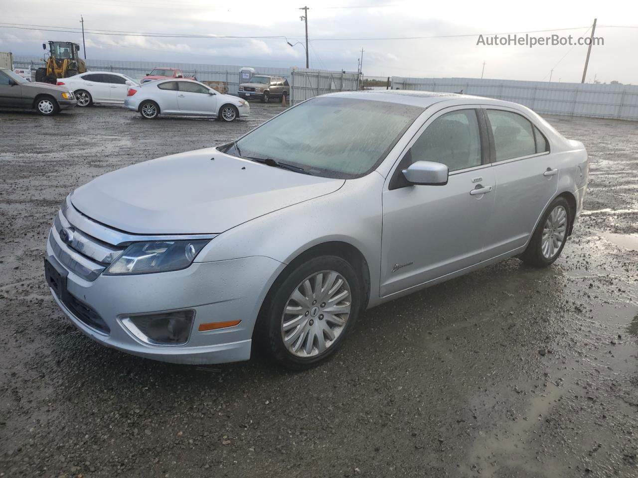 2010 Ford Fusion Hybrid Silver vin: 3FADP0L31AR256710