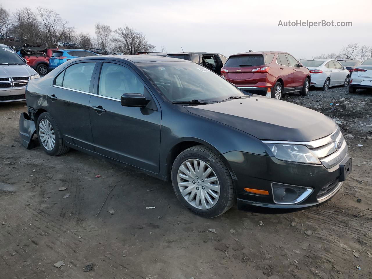 2010 Ford Fusion Hybrid Черный vin: 3FADP0L31AR335200