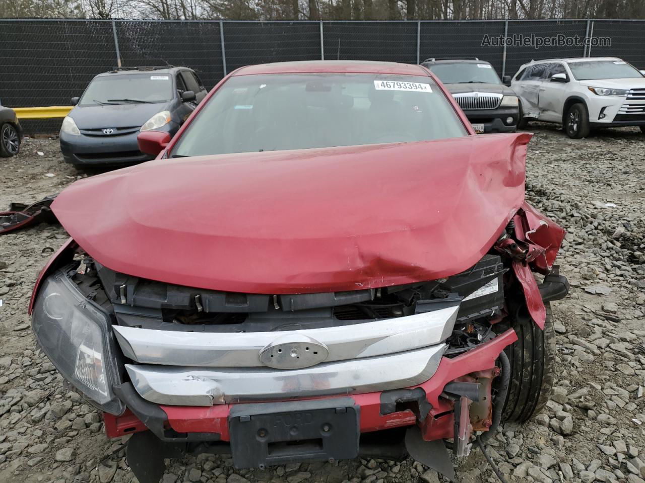 2012 Ford Fusion Hybrid Red vin: 3FADP0L31CR222558