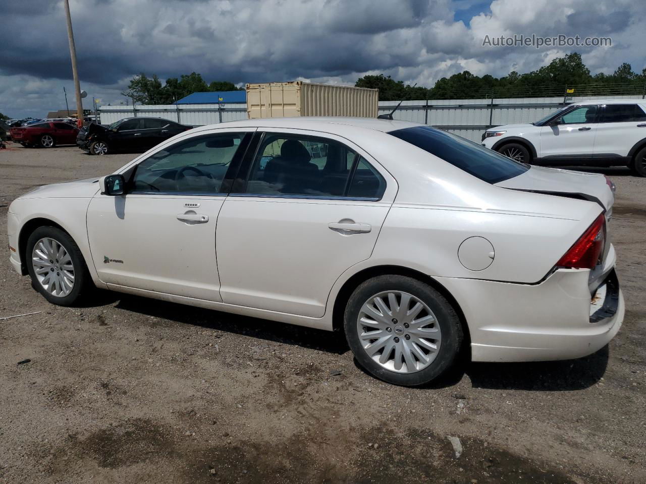 2012 Ford Fusion Hybrid White vin: 3FADP0L31CR409640