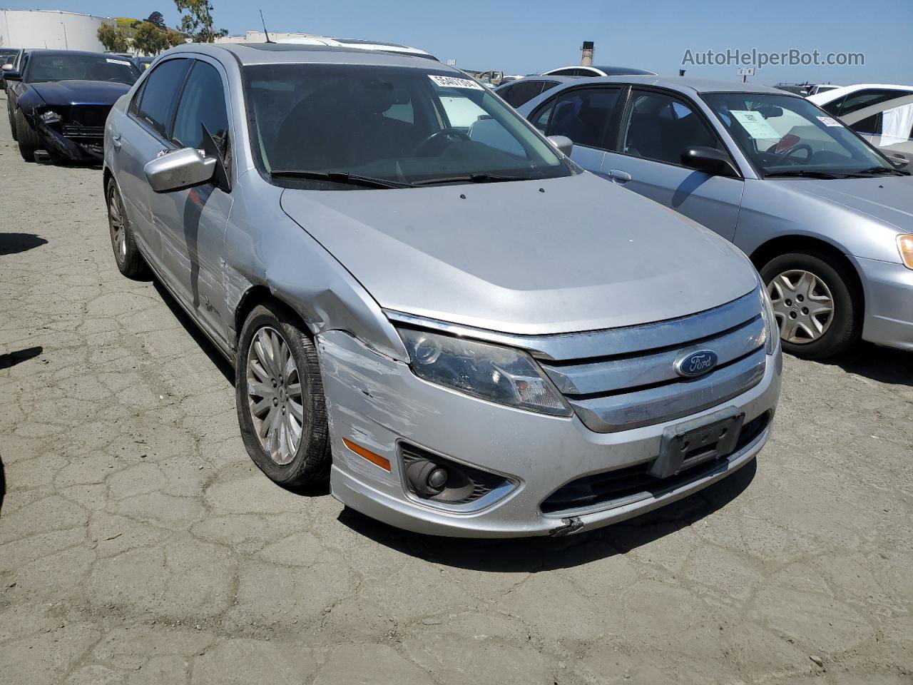 2012 Ford Fusion Hybrid Silver vin: 3FADP0L32CR218633