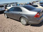 2012 Ford Fusion Hybrid Charcoal vin: 3FADP0L32CR327691