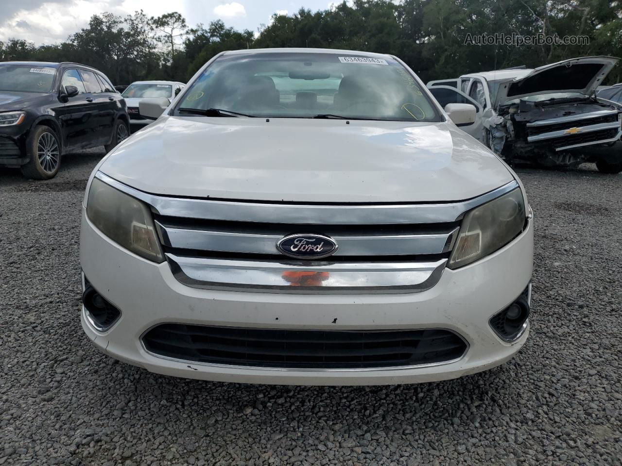 2010 Ford Fusion Hybrid White vin: 3FADP0L33AR104699