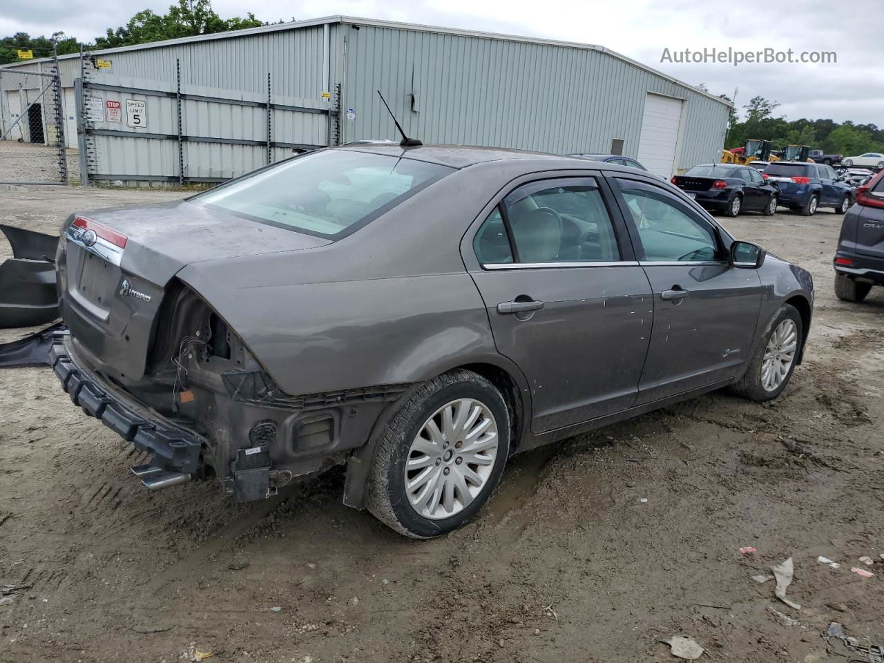 2010 Ford Fusion Hybrid Gray vin: 3FADP0L33AR129425