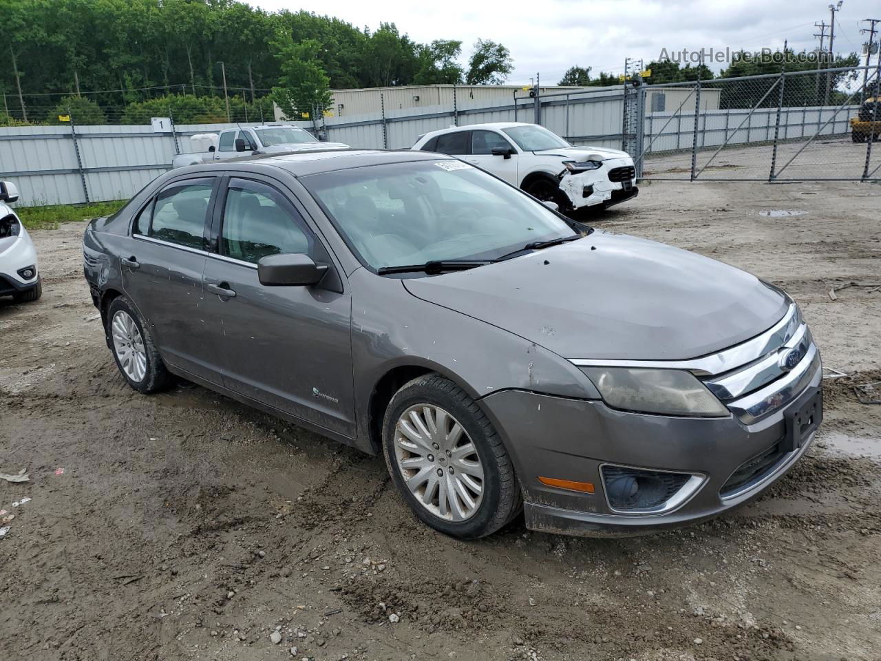 2010 Ford Fusion Hybrid Gray vin: 3FADP0L33AR129425