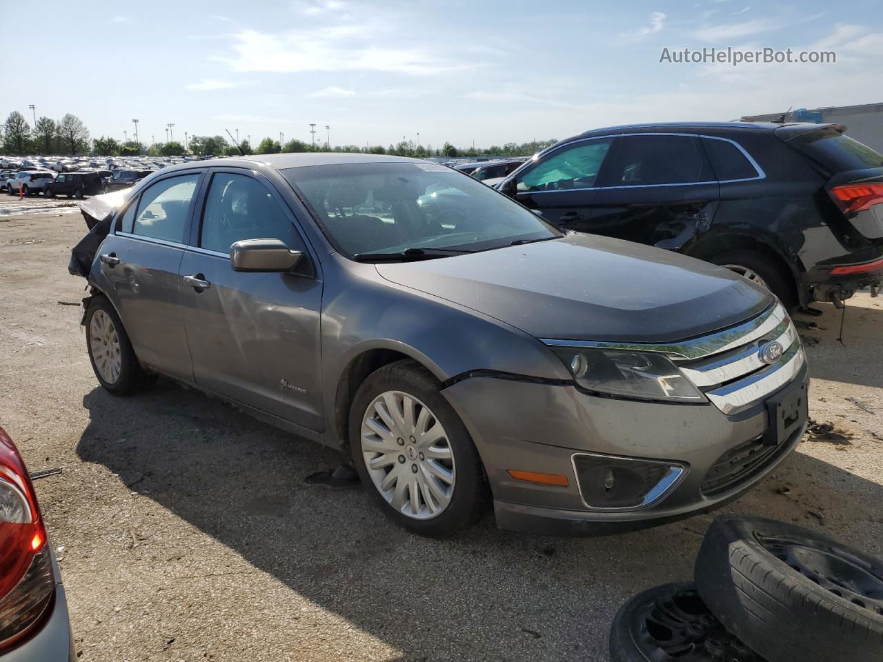 2010 Ford Fusion Hybrid Silver vin: 3FADP0L33AR151330