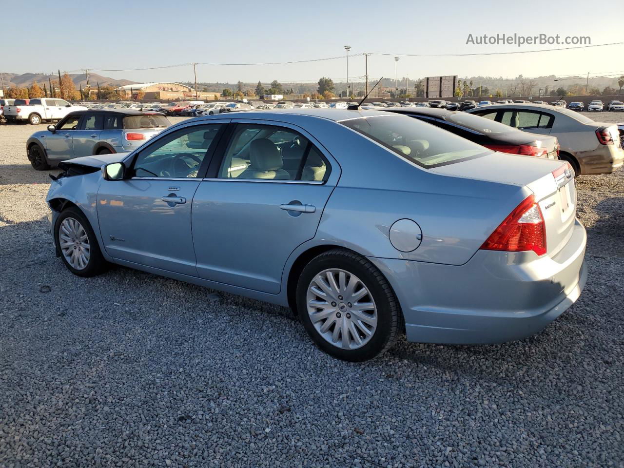 2010 Ford Fusion Hybrid Blue vin: 3FADP0L33AR177524