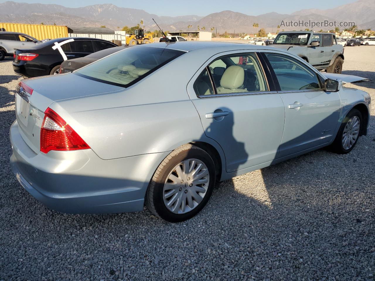 2010 Ford Fusion Hybrid Blue vin: 3FADP0L33AR177524