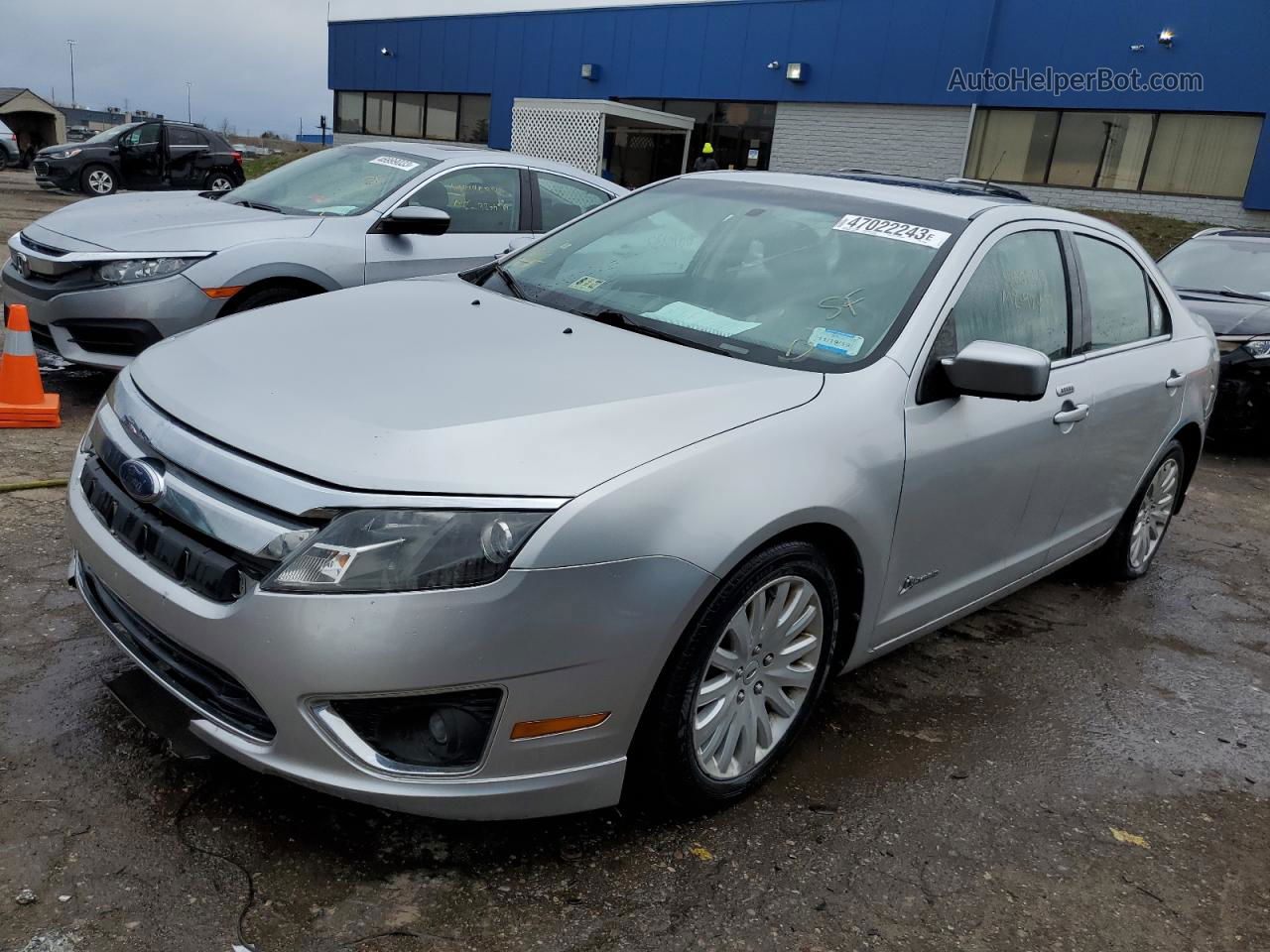 2010 Ford Fusion Hybrid Серебряный vin: 3FADP0L33AR184408