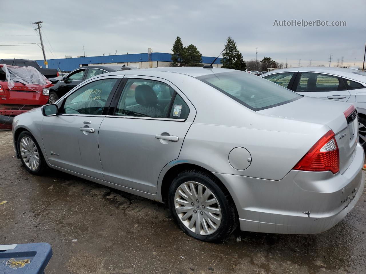 2010 Ford Fusion Hybrid Серебряный vin: 3FADP0L33AR184408