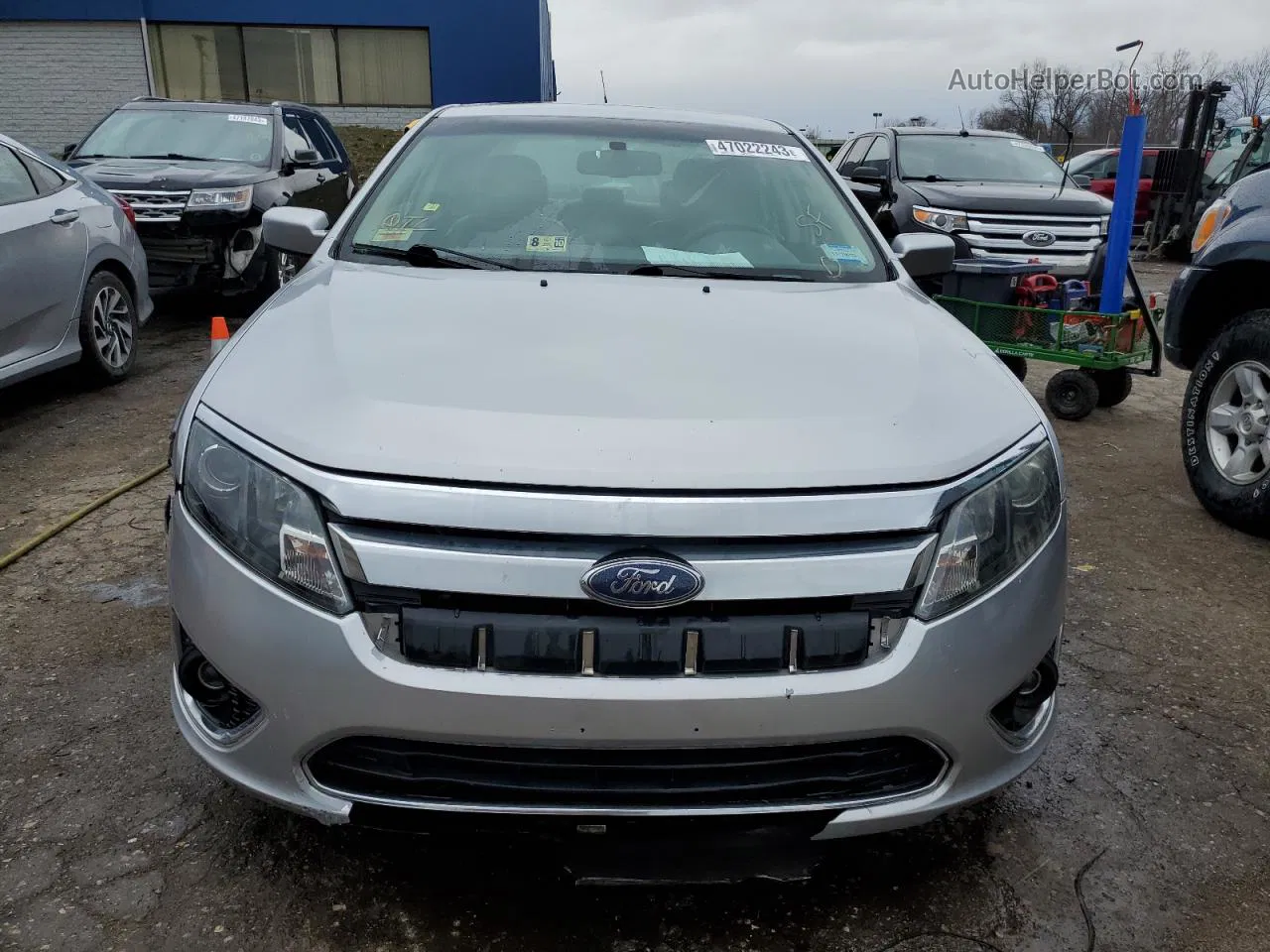 2010 Ford Fusion Hybrid Серебряный vin: 3FADP0L33AR184408