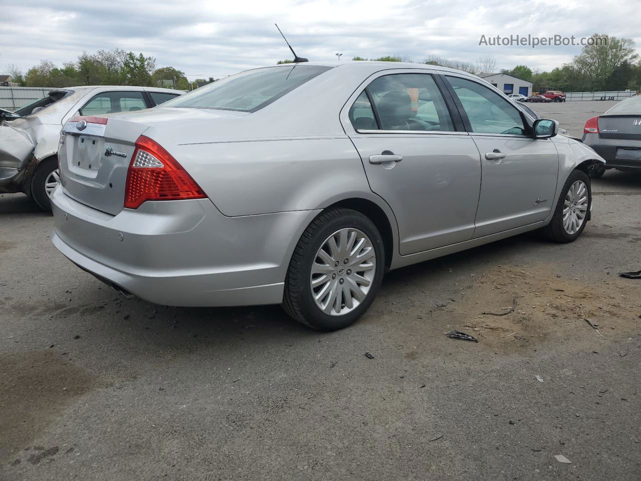 2010 Ford Fusion Hybrid Gray vin: 3FADP0L33AR256448