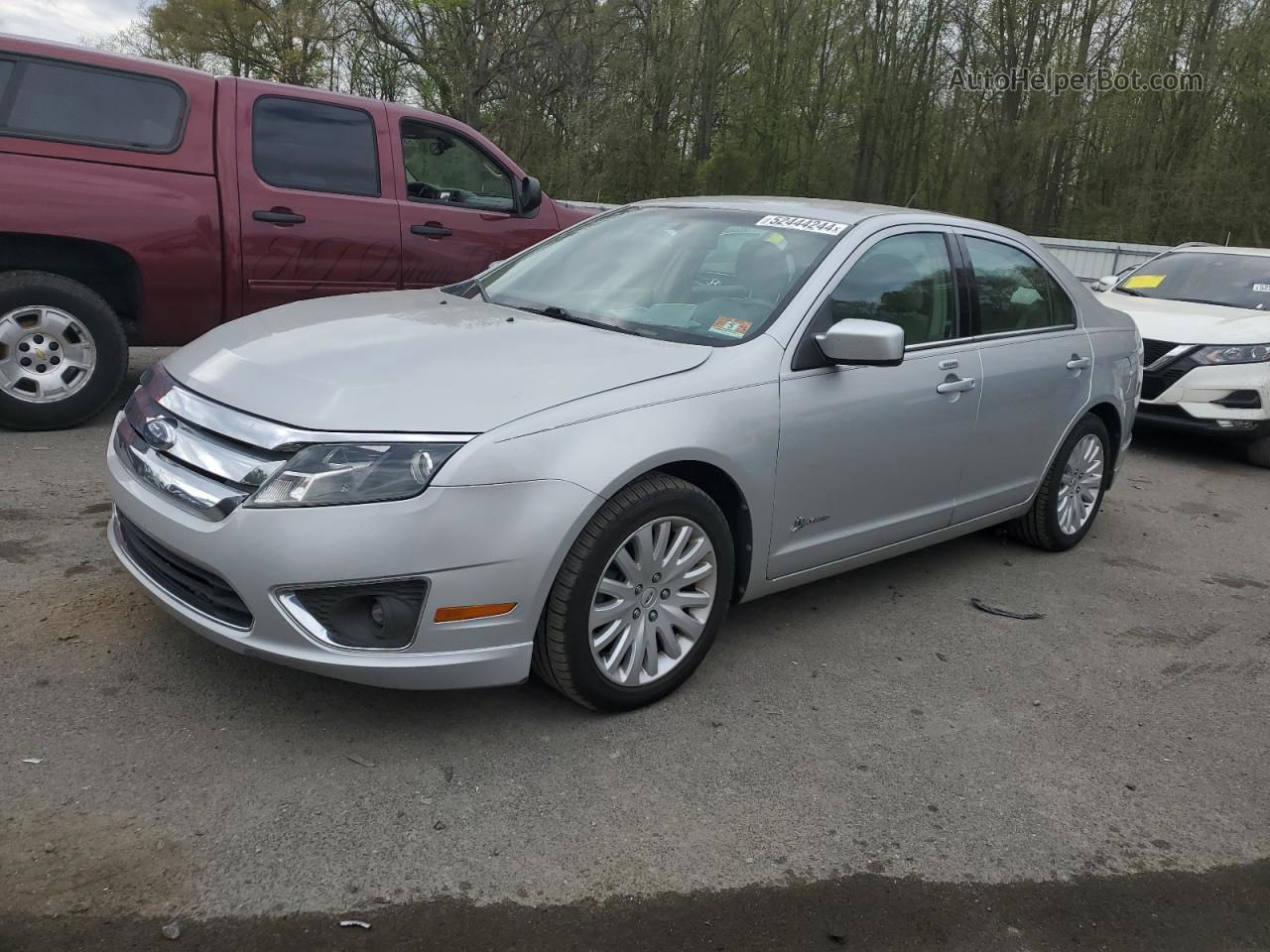 2010 Ford Fusion Hybrid Gray vin: 3FADP0L33AR256448