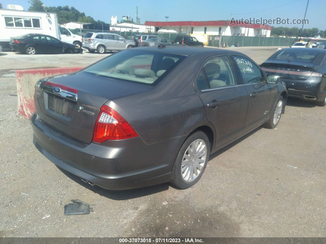 2010 Ford Fusion Hybrid Gray vin: 3FADP0L33AR365458