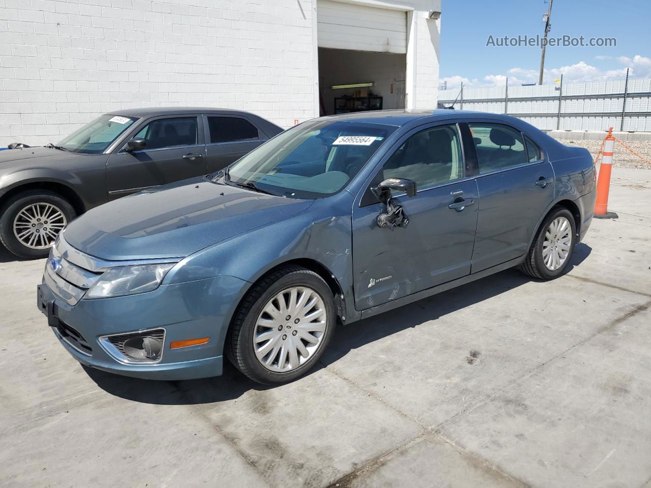 2012 Ford Fusion Hybrid Blue vin: 3FADP0L33CR262057