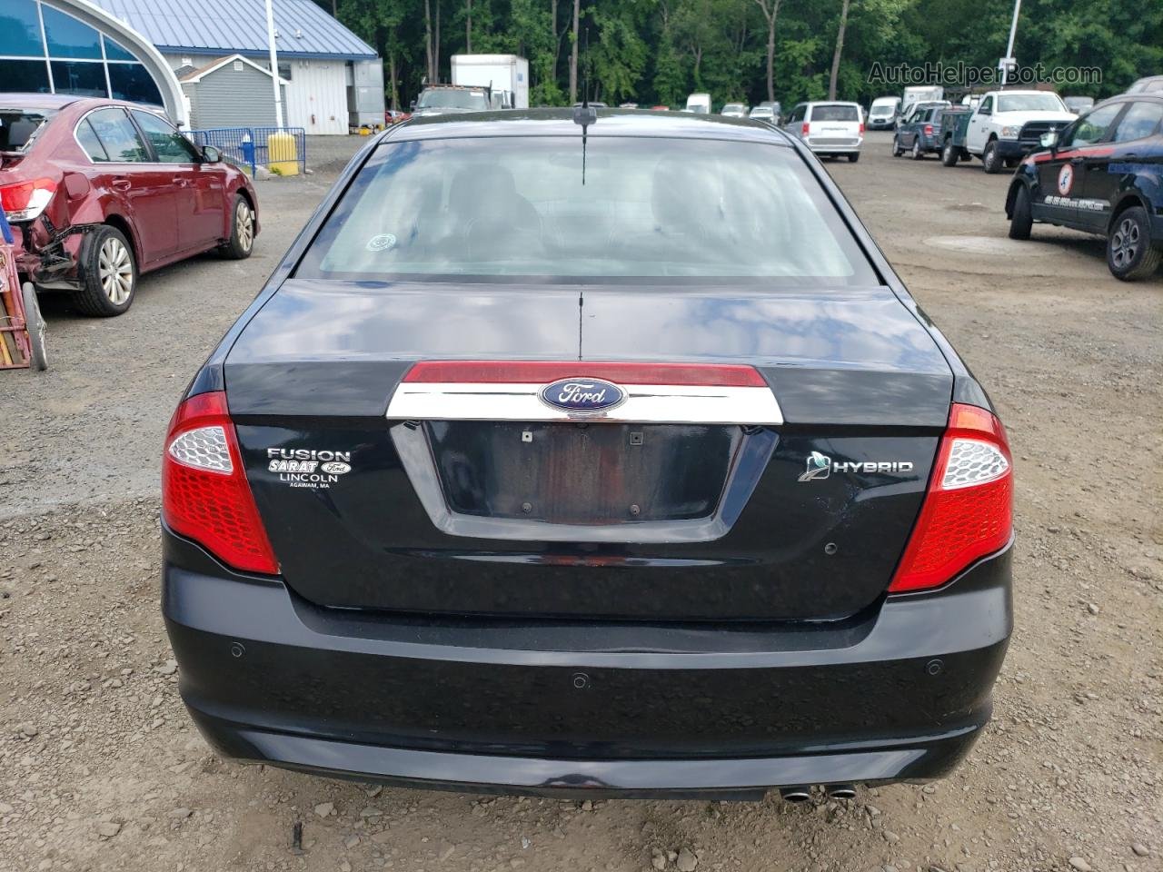 2010 Ford Fusion Hybrid Black vin: 3FADP0L34AR364416