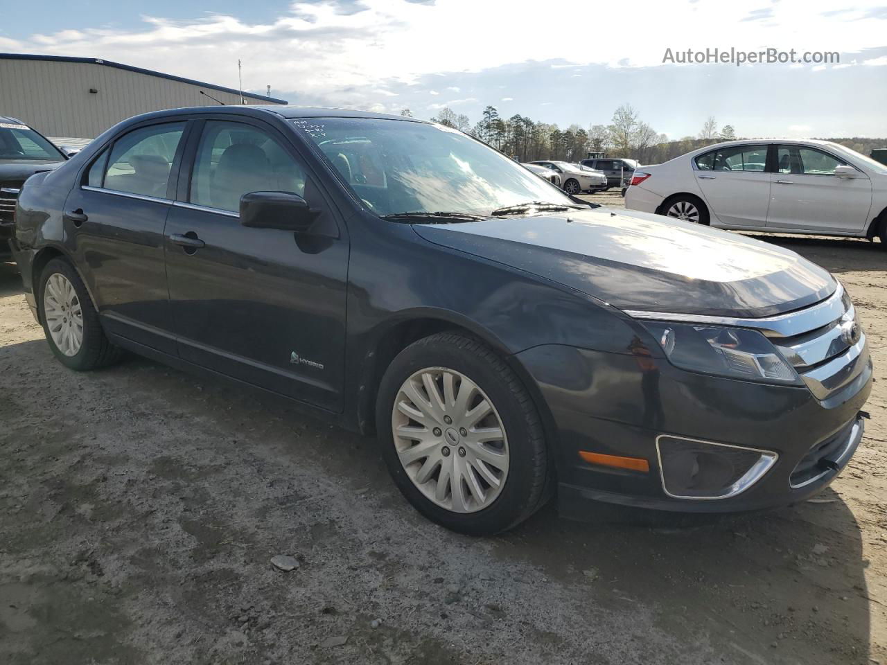 2010 Ford Fusion Hybrid Black vin: 3FADP0L34AR370488