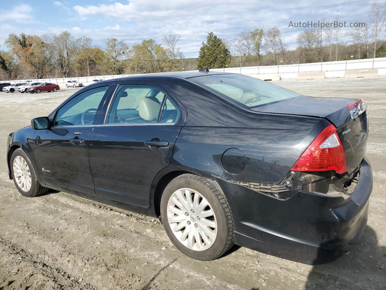 2010 Ford Fusion Hybrid Black vin: 3FADP0L34AR370488