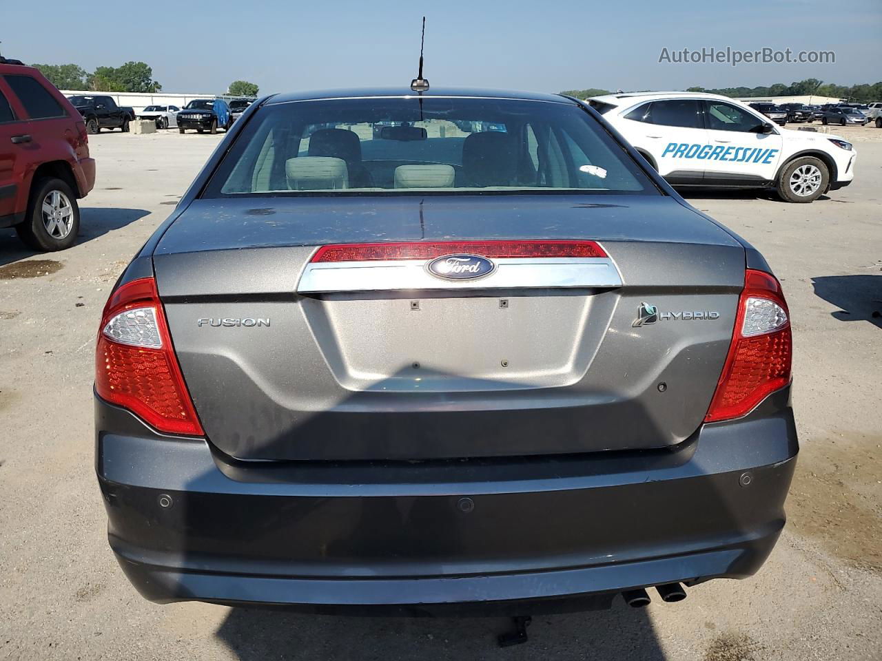 2010 Ford Fusion Hybrid Gray vin: 3FADP0L34AR418796