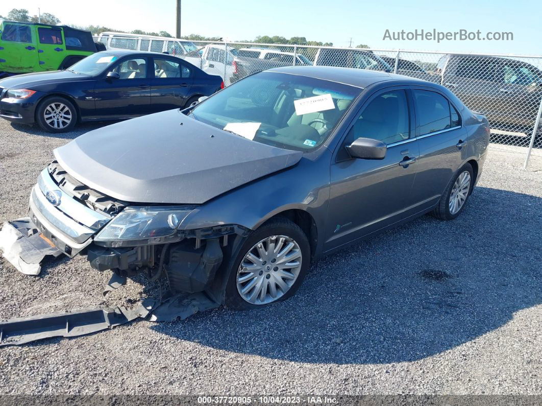 2012 Ford Fusion Hybrid   Gray vin: 3FADP0L34CR360563