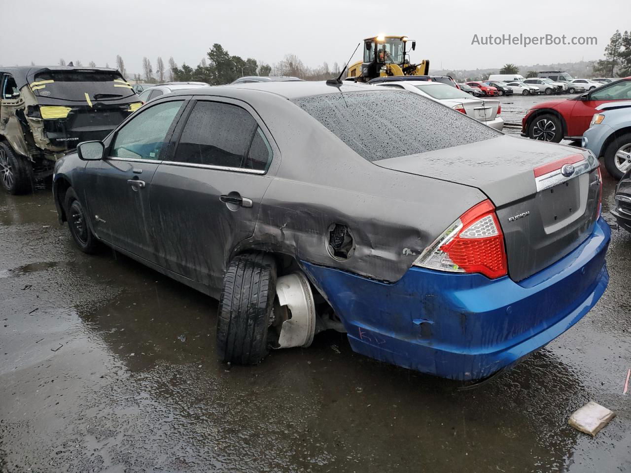 2010 Ford Fusion Hybrid Gray vin: 3FADP0L35AR190503