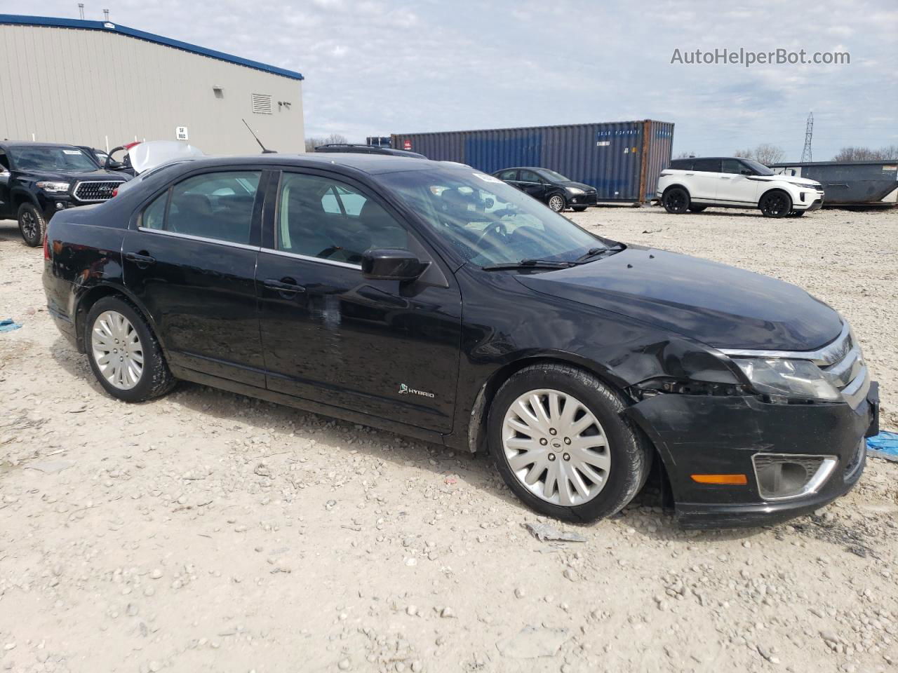 2010 Ford Fusion Hybrid Black vin: 3FADP0L35AR347401