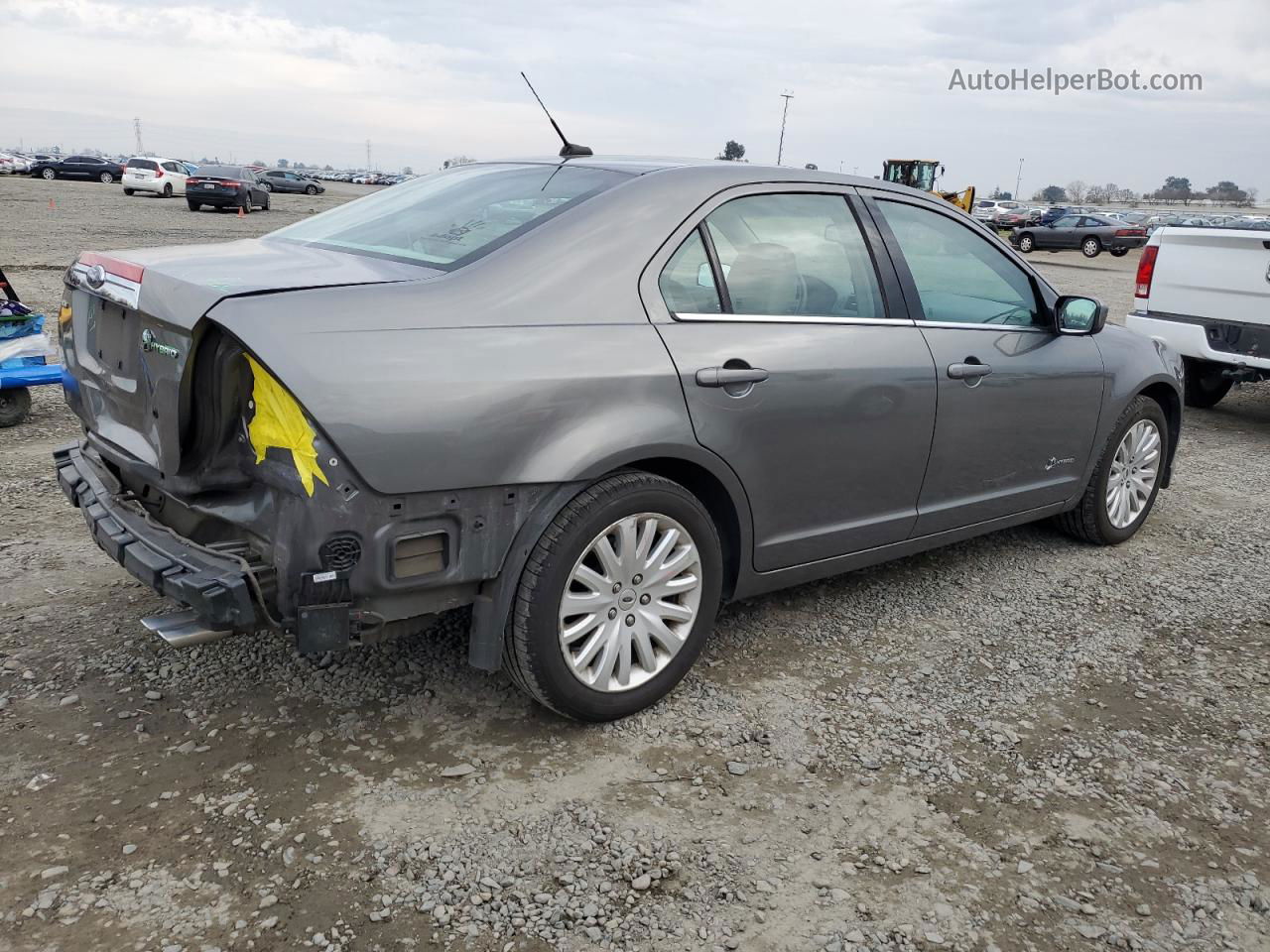 2010 Ford Fusion Hybrid Gray vin: 3FADP0L36AR182149