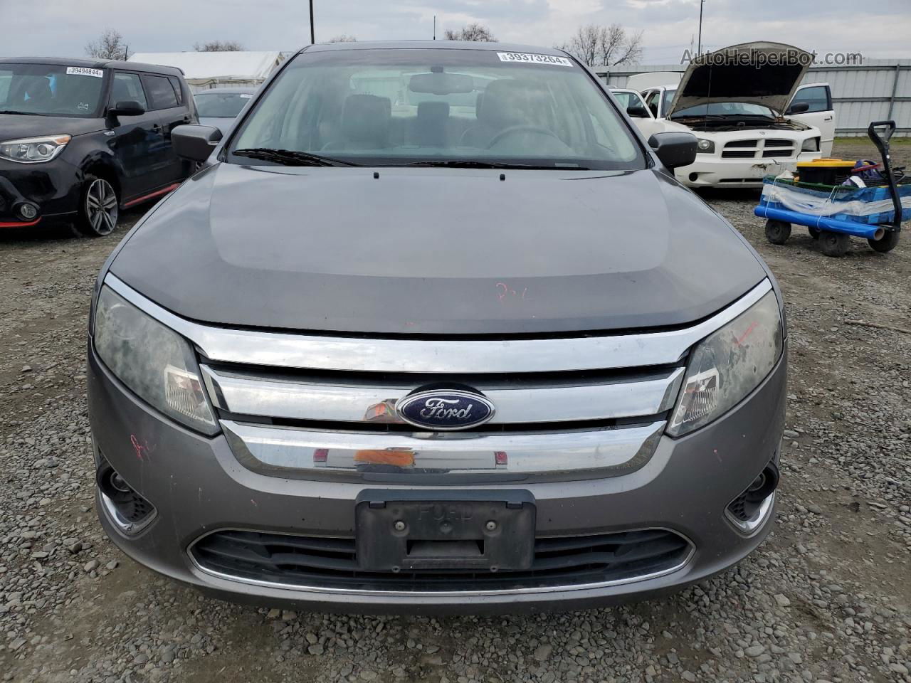 2010 Ford Fusion Hybrid Gray vin: 3FADP0L36AR182149